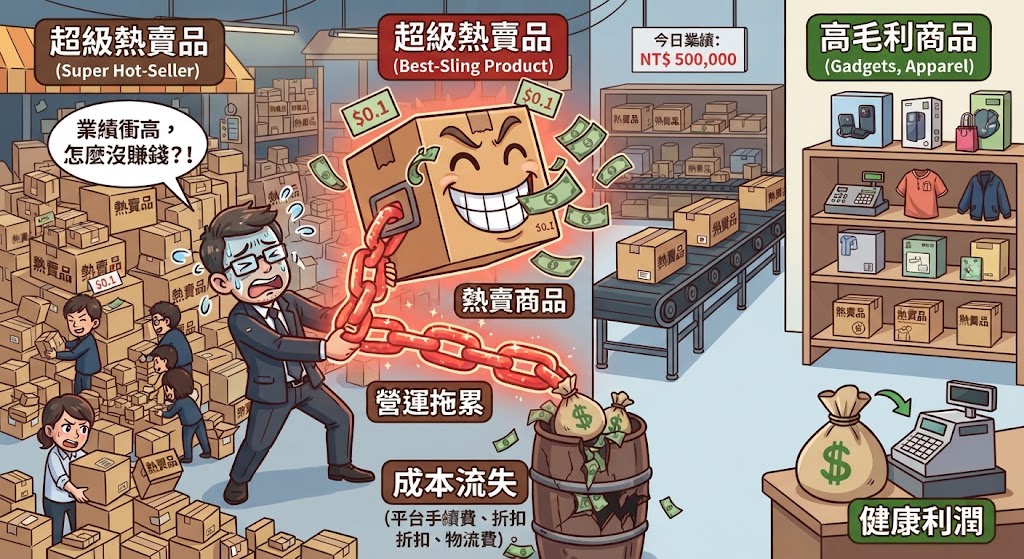 ▮為什麼你的熱賣商品，反而可能正在拖累生意？▮